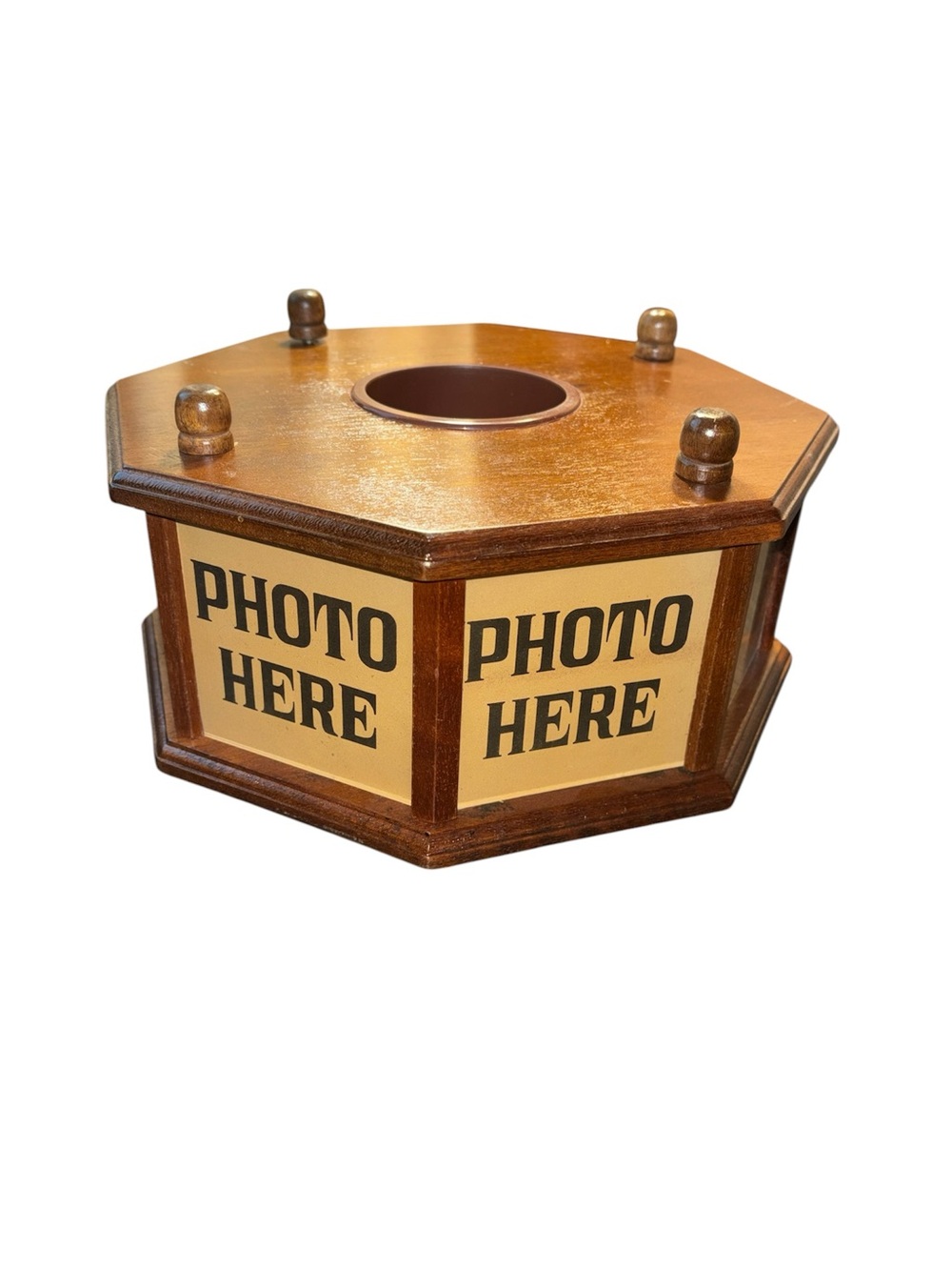 Vintage Interpur 8 Photo Rotating Carousel Display Frames